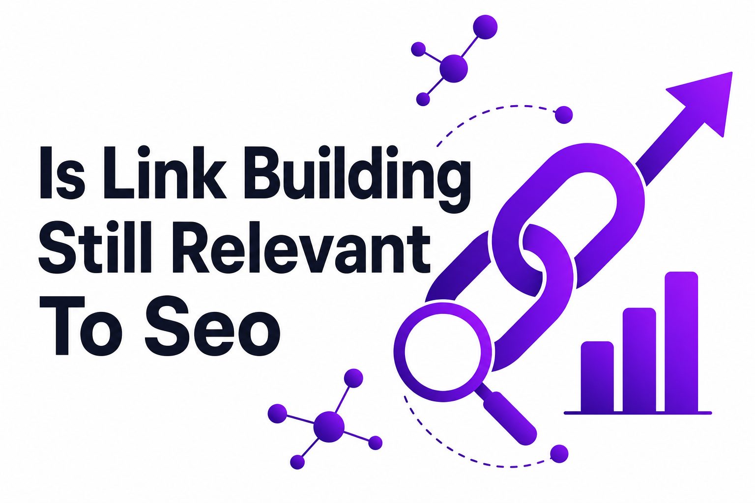Link building strategy concept for SEO